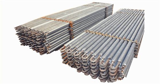 발전소에서 증기 출력을 위한 자동 수직 이중 H형 핀형 열 교환 튜브