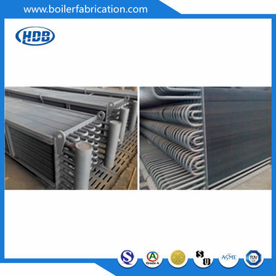최대 20t / h 증기 생산과 3 년 보증과 함께 두 개의 H 핀 튜브 ND 스틸로 만들어졌습니다.