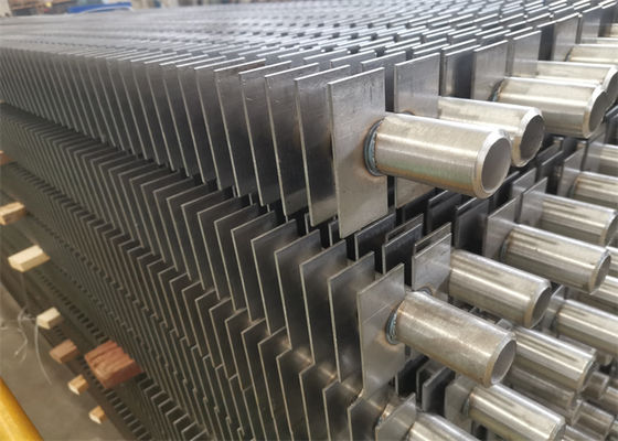 보일러 핀 튜브 H형 핀 튜브 자체 청소 성질과 연소 가스 폐기물 열 회수 및 착용 방지 기능