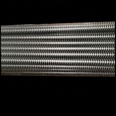 보일러 시스템의 고효율 열 전달을 위한 이중 H형 자체 세척 나선형 핀 튜브