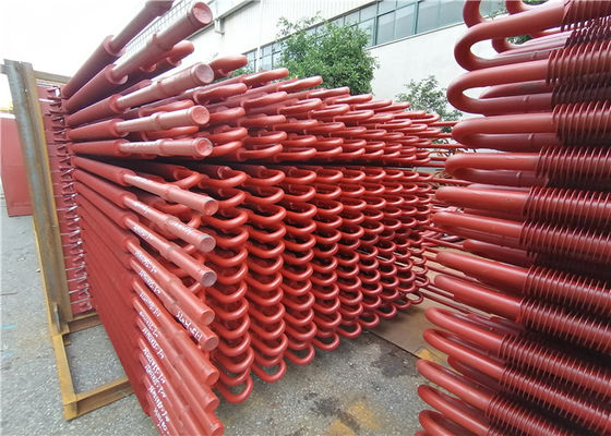 ASME 표준 나선형 보일러 핀 튜브 최대 20t/h 증기 생산 및 높은 안전 수준