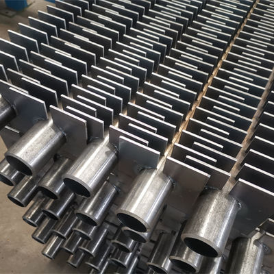 ASME 표준 H 타입 보일러 핀 튜브 열 라디에이터 5 년 보증 및 연소 가스 폐기물 열 회수