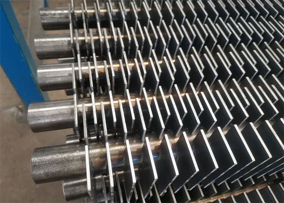 ASME 표준 H 타입 보일러 핀 튜브 열 라디에이터 5 년 보증 및 연소 가스 폐기물 열 회수