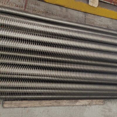 탄소 강철 ASME 표준 나선 핀 튜브 맞춤형 사양과 함께 보일러 열 전달