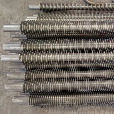 탄소 강철 ASME 표준 나선 핀 튜브 맞춤형 사양과 함께 보일러 열 전달