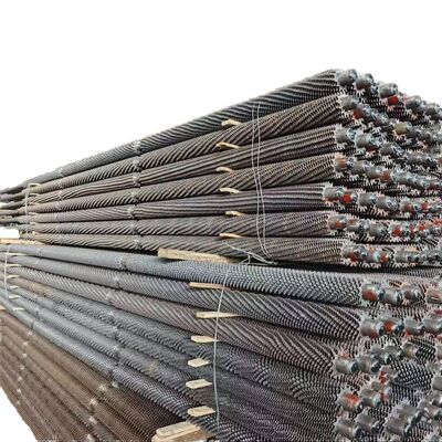 보일러용 맞춤형 고주파 용접 ASME 스파이럴 핀 튜브 스테인리스 스틸