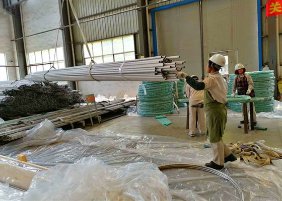 TP316L ASTM A269 ASME SA269 단련되는 스테인리스 배관 10*0.65*6000mm 밝은