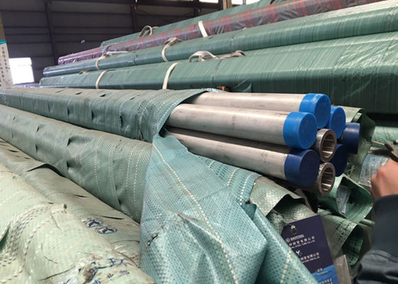 용접된 산업 스테인리스는 Astm A312 Tp304 Sch10 6000mm를 배관합니다