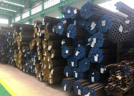 용접된 스테인리스는 ASTM A312 TP304H TP321 ASTM A790 S31803 SCH10 SCH40,6M 11.8M를 배관합니다