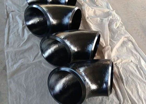 탄소 강관 팔꿈치 ASTM A234 WPB-S LR SR DN300 SCH120 BW SMLS B16.9 검정 표면