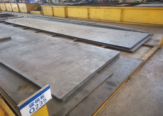 ASME HR Q235 A36 탄소강판 시트 10.00 밀리미터 두께