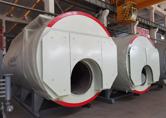 1.25MPA ASME 수직 가스 발사 콤비 보일러 바짝 죄는 관 배열